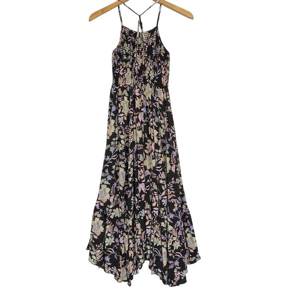 FREE PEOPLE Women’s Heat Wave Floral Printed Maxi Racerback Dress XS - Picture 5 of 6